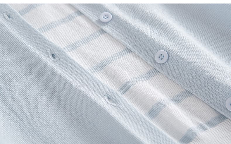 실사 빅 사이즈 여성 의류 디자인 센스 페이크 레이어드 주간 실크 오픈 가디건 맨위 여성 여름 새로운 지방 mm 자매 티셔츠 상세 이미지 35