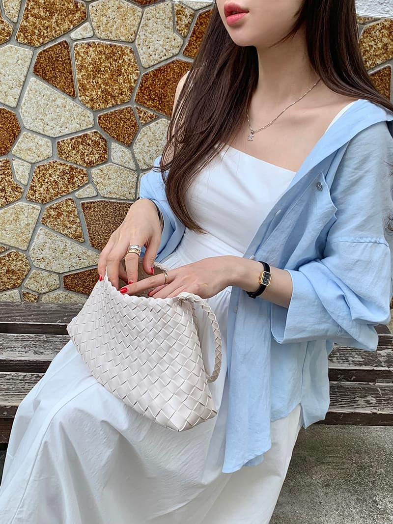 있음 선적 폴로 칼라 싱글 줄 버튼 루즈핏 긴팔 카디건 코트 셔츠 상세 이미지 20