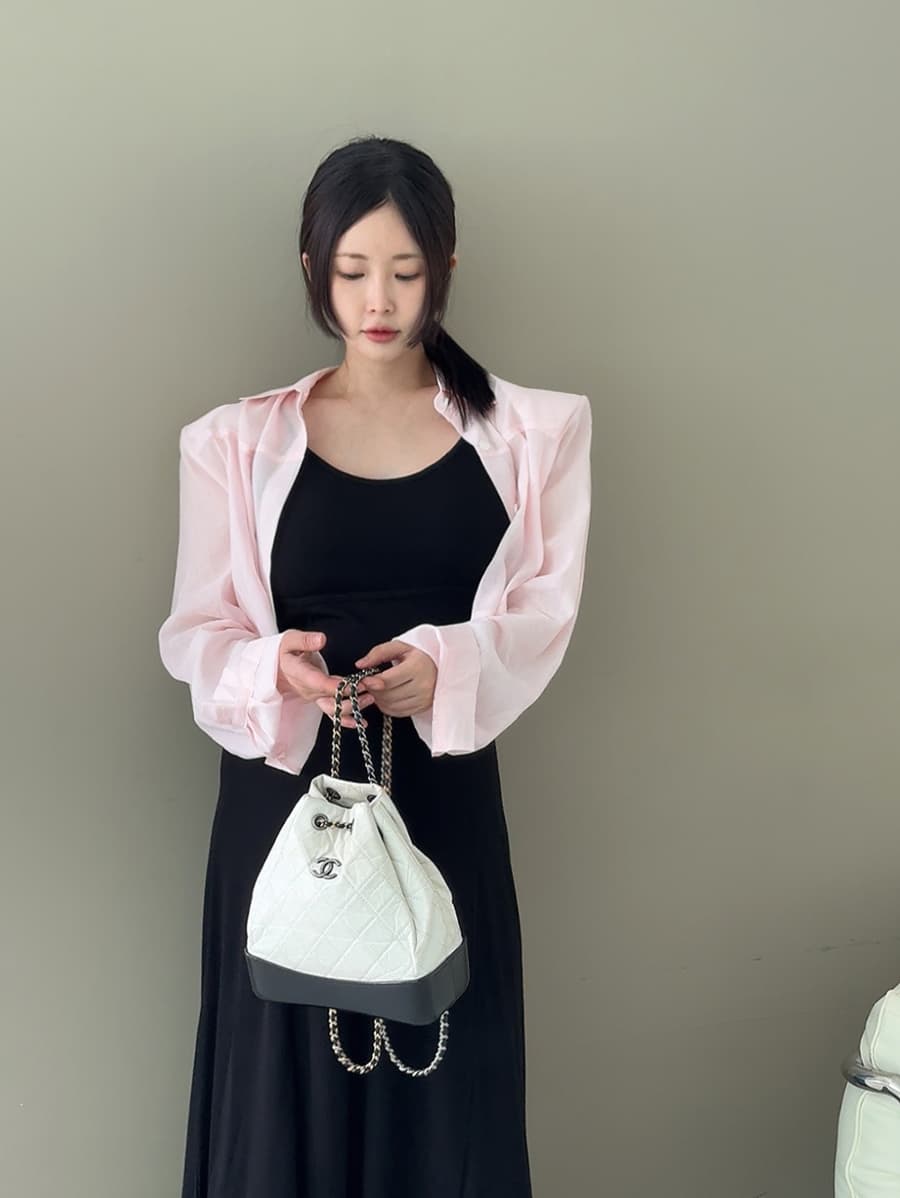 있음 선적 다용도 루즈핏 외국 가스 폴로 칼라 쇼트 스타일 긴팔 스웨터 상세 이미지 8