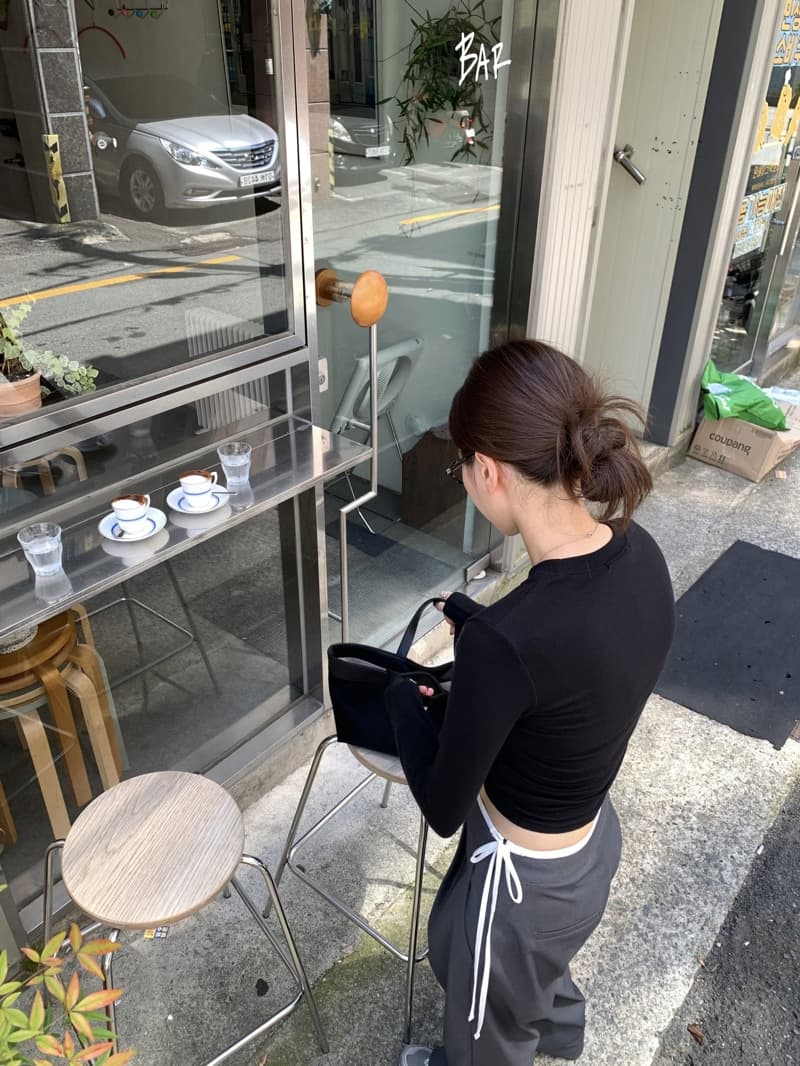 있음 선적 고급 원단 배색 패치워크 허리 머리 측면 지퍼 캐주얼 바지 상세 이미지 24