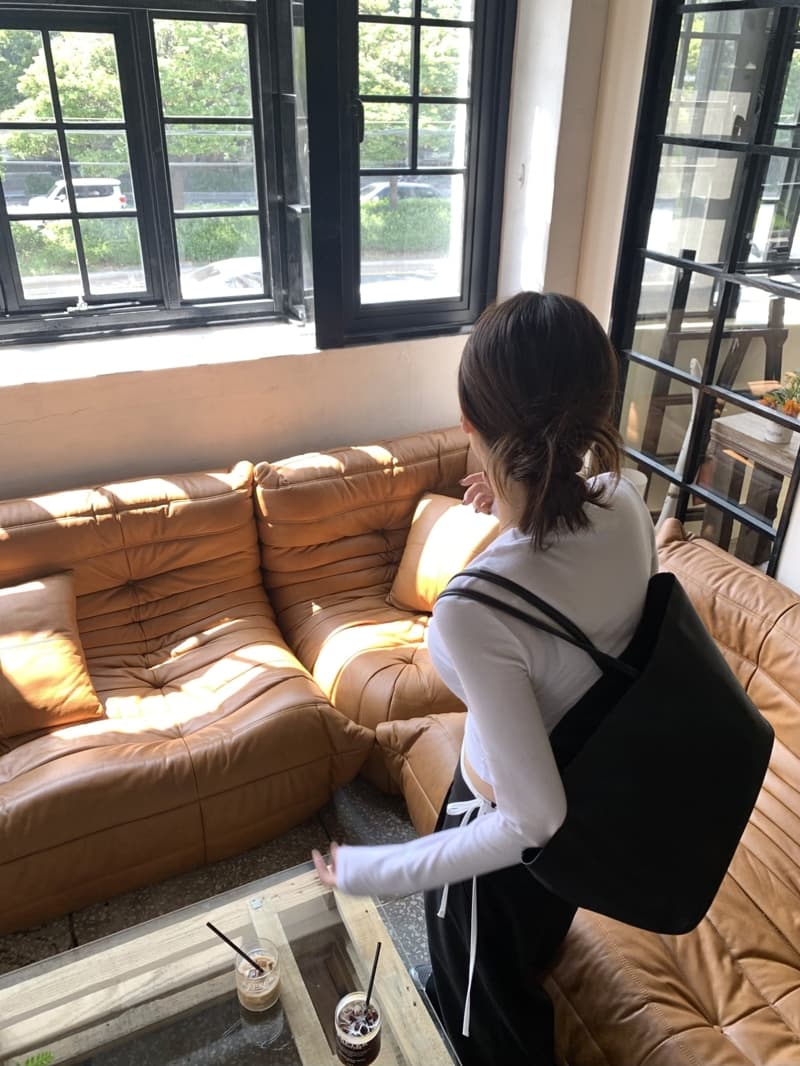 있음 선적 고급 원단 배색 패치워크 허리 머리 측면 지퍼 캐주얼 바지 상세 이미지 29