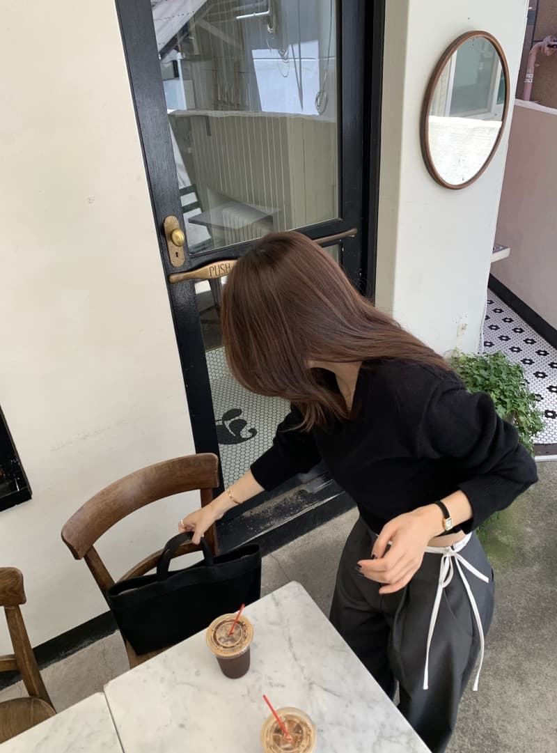 있음 선적 고급 원단 배색 패치워크 허리 머리 측면 지퍼 캐주얼 바지 상세 이미지 37