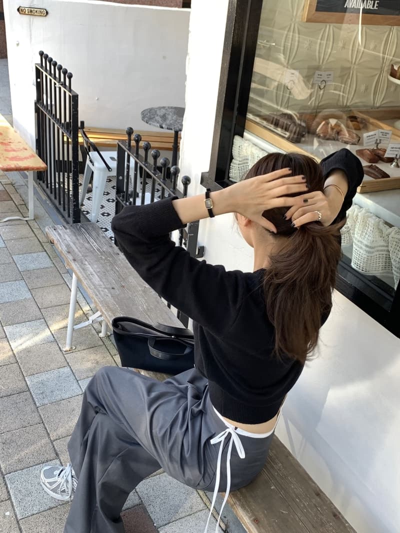 있음 선적 고급 원단 배색 패치워크 허리 머리 측면 지퍼 캐주얼 바지 상세 이미지 40