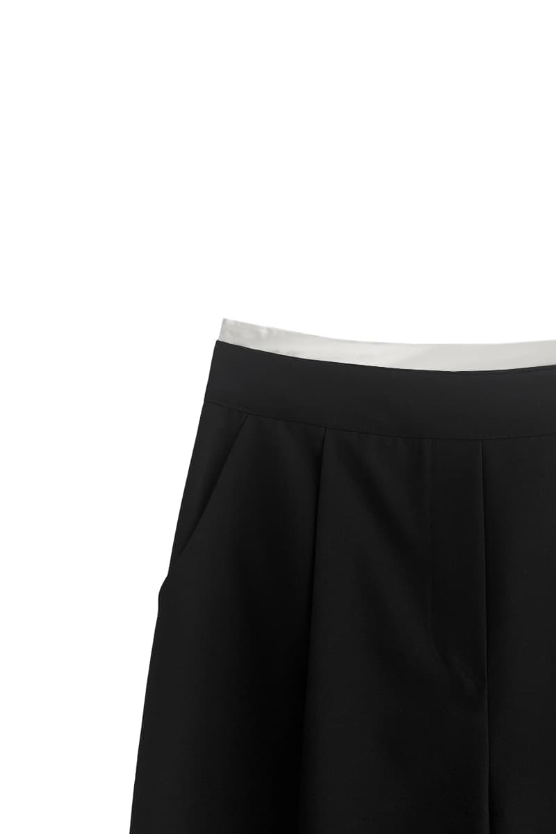 있음 선적 고급 원단 배색 패치워크 허리 머리 측면 지퍼 캐주얼 바지 상세 이미지 59