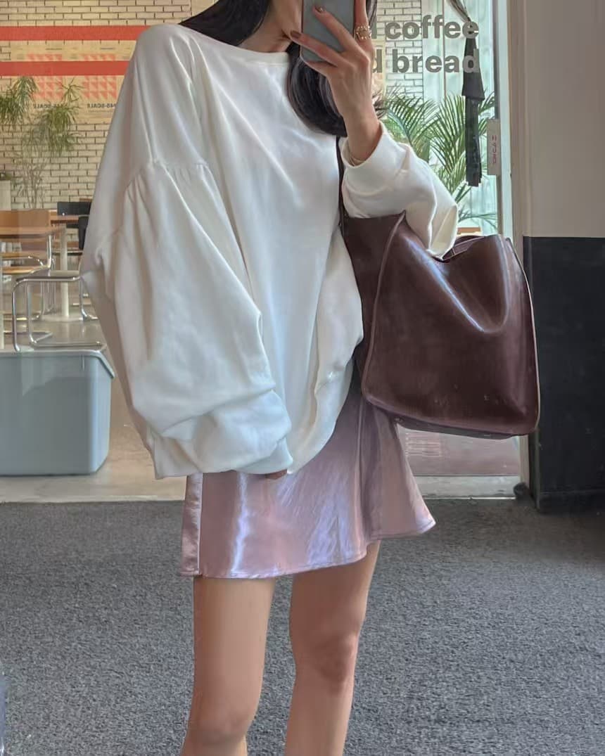 있음 선적 레이스업 패션 백리스 루즈핏 캐주얼 운동 후드티 상세 이미지 4