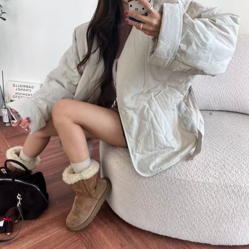 있음 선적 외국 가스 다용도 링 그리드 부서 벨트 솜을 넣은 보온 면 의류 재킷 상세 이미지 24