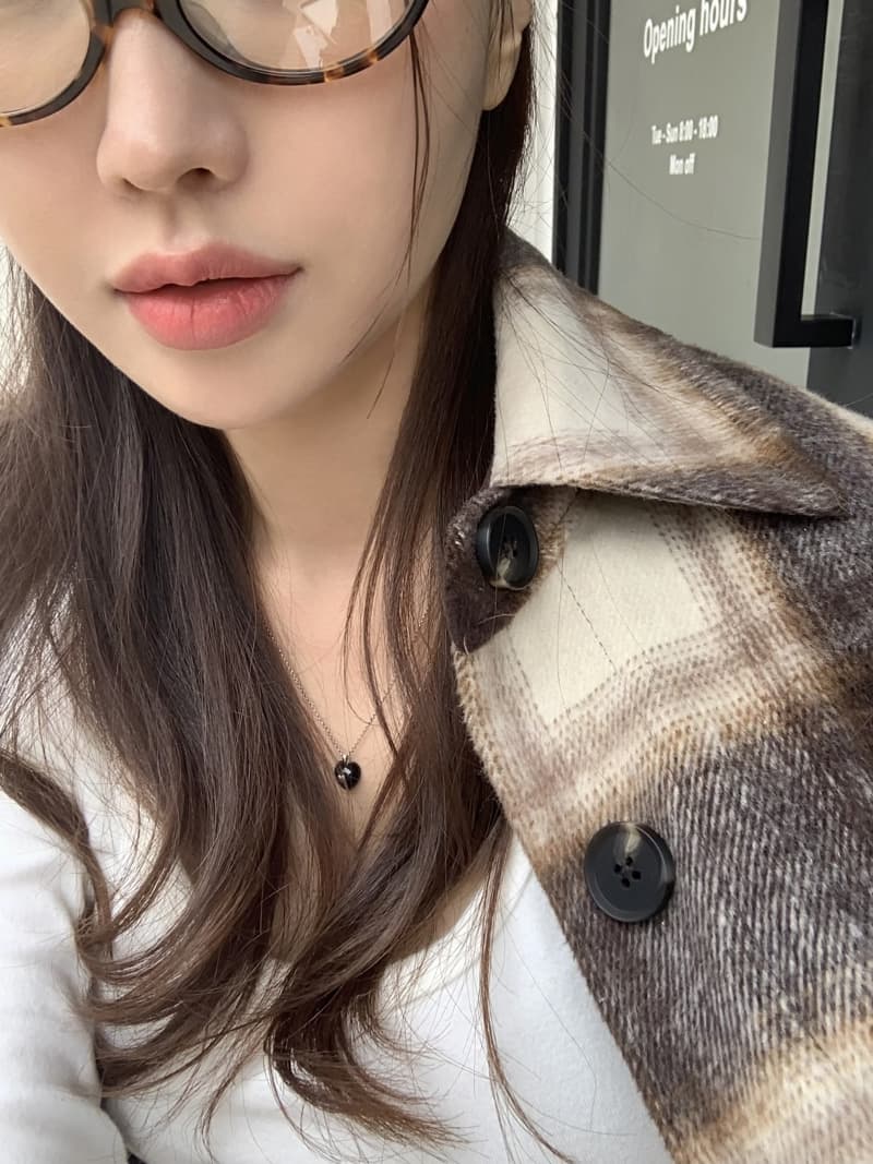 있음 선적 두꺼운 모직 외투 루즈핏 중간 길이 솜을 넣은 보온 코트 상세 이미지 16
