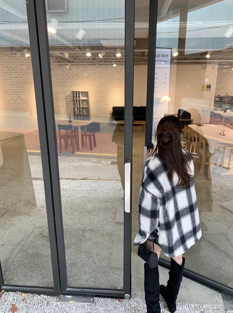 있음 선적 두꺼운 모직 외투 루즈핏 중간 길이 솜을 넣은 보온 코트 상세 이미지 38