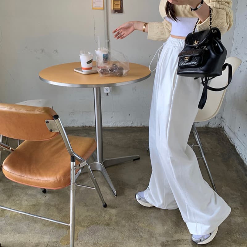 있음 선적 넓은 다리 운동 웨이 의류 이미지 3