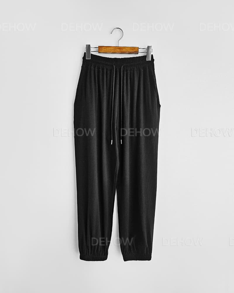 있음 선적 루즈핏 조거 넓은 다리 캐주얼 운동 바지 상세 이미지 19