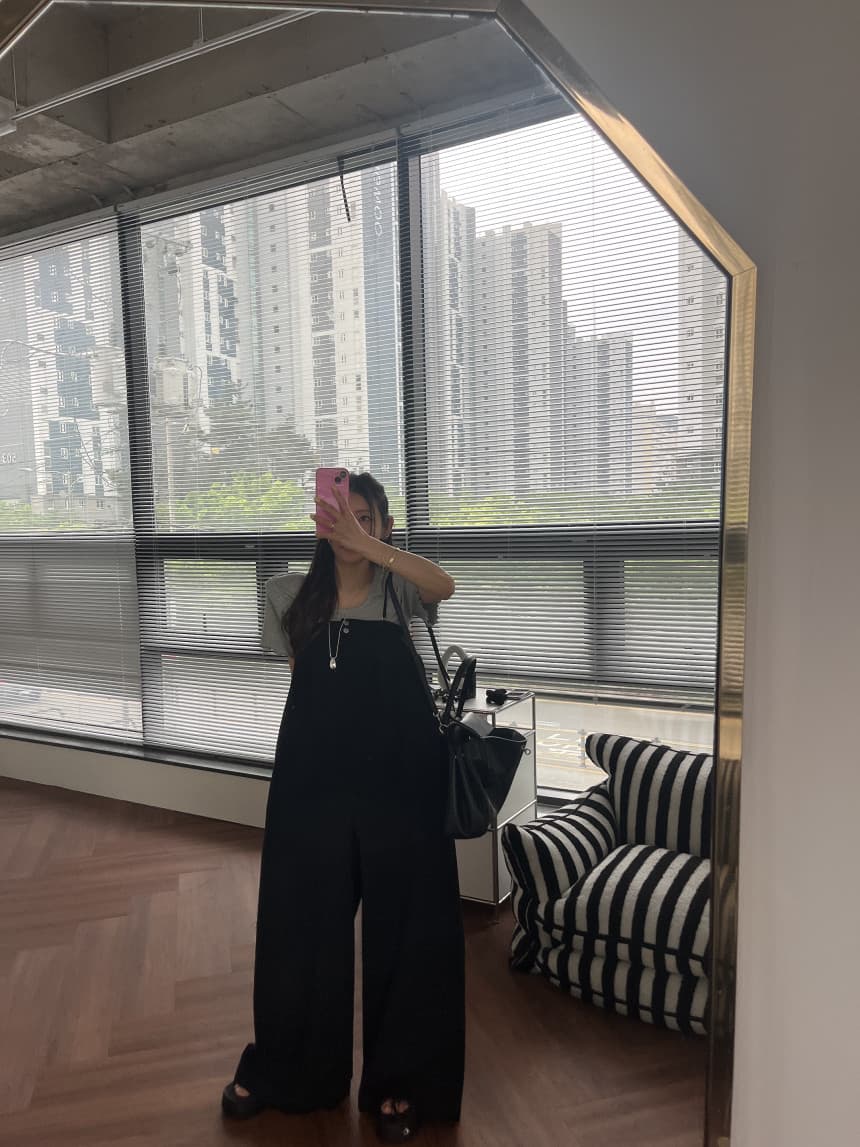 있음 선적 연령 감소 캐주얼 슬립 올인원 바지 상세 이미지 39