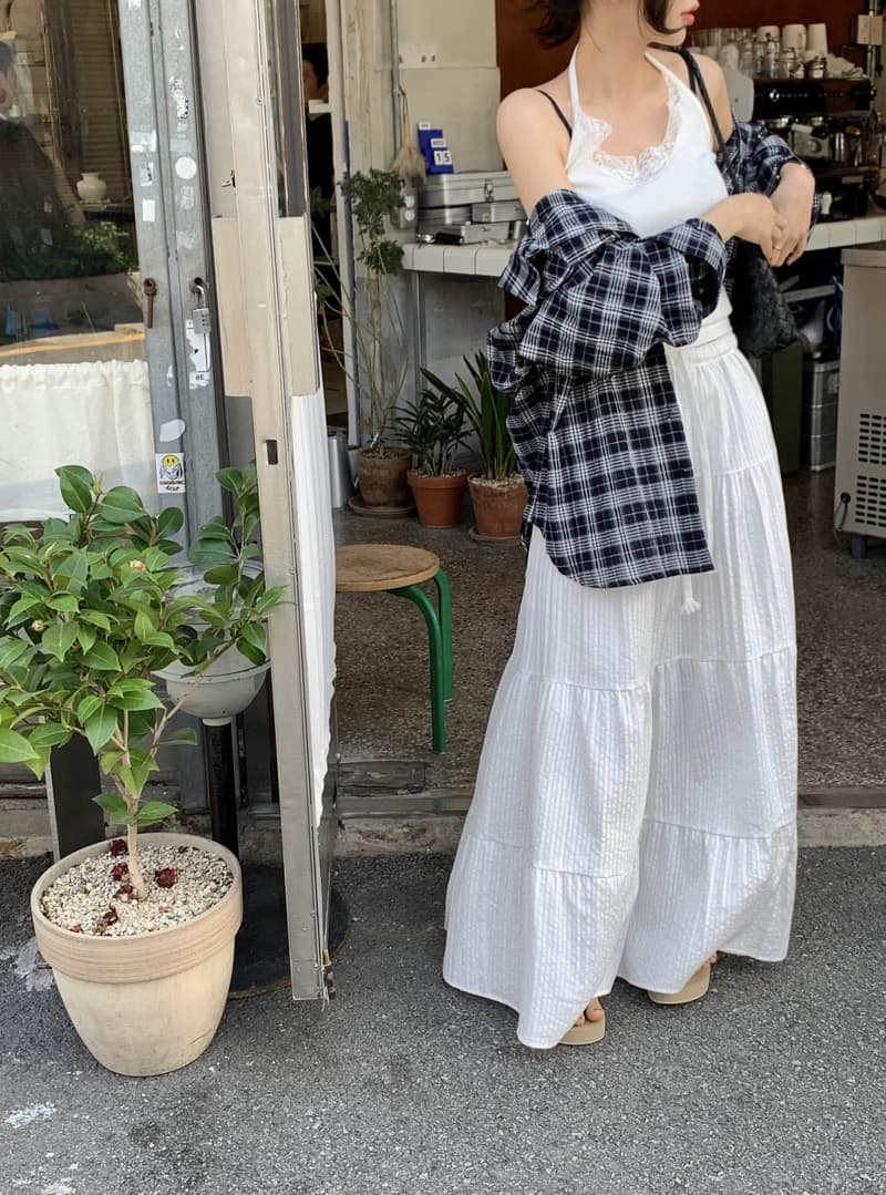 있음 선적 패션 폴로 칼라 싱글 줄 버튼 패치워크 색상 체크무늬 긴팔 셔츠 상세 이미지 12