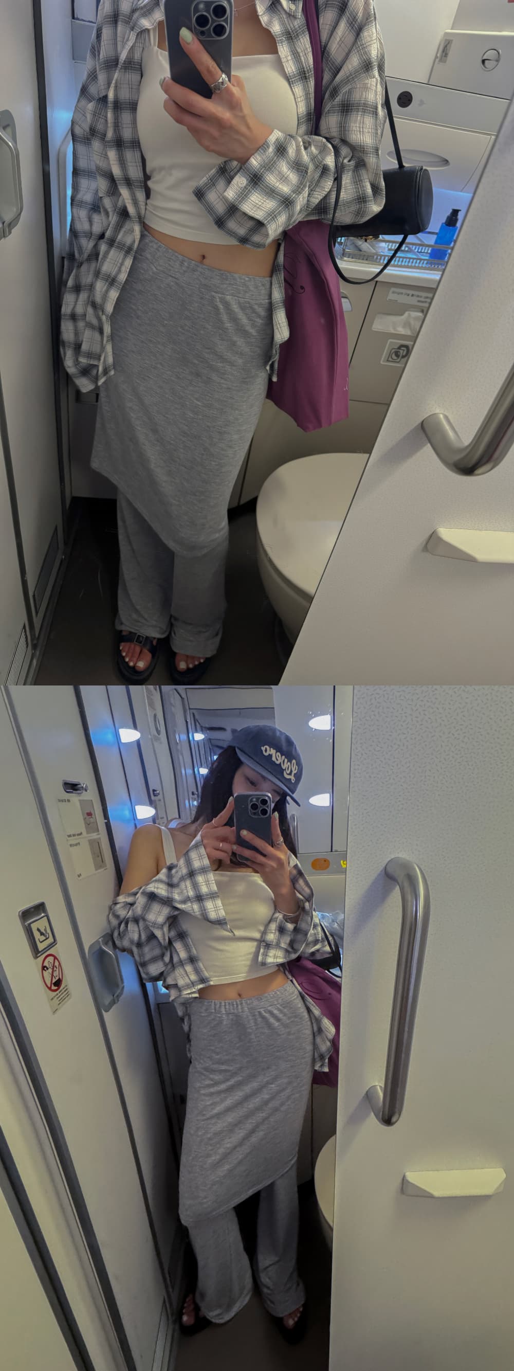 있음 선적 새로운 레트로 격자 무늬 셔츠 슬림해 보이는 루즈핏 체크무늬 배색 얇은 코트 상세 이미지 37
