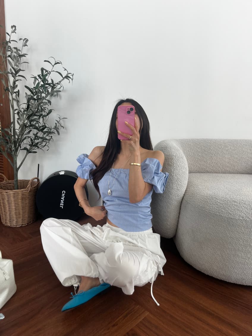 새로운 소녀 단색 프릴 펌프 로프 허리밴드 다용도 치마바지 캐주얼 바지 상세 이미지 20