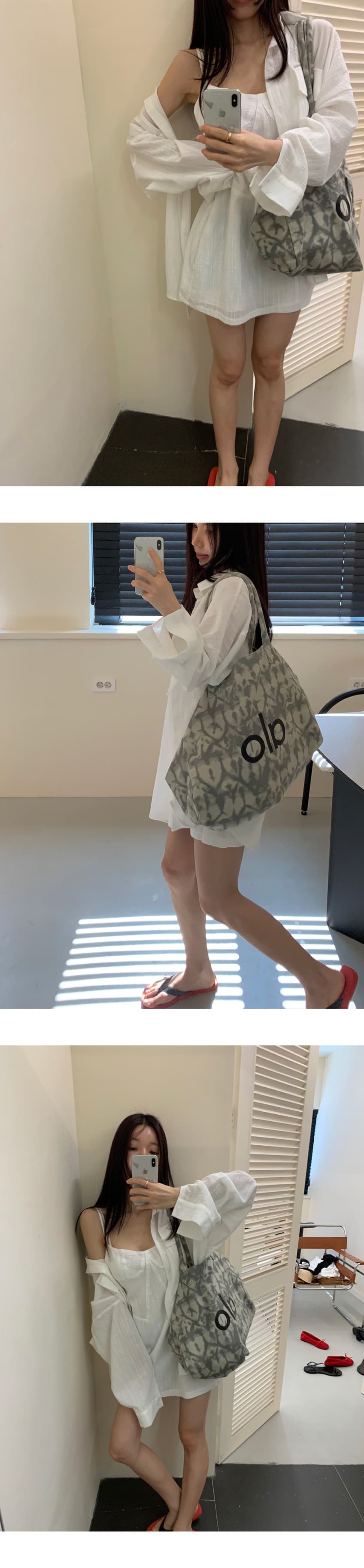 새로운 미니멀리즘 자외선 차단 느긋한 긴팔 셔츠 인사이드 가져 가라. 몸매 가꾸기 슬립 드레스 투피스 세트 상세 이미지 6