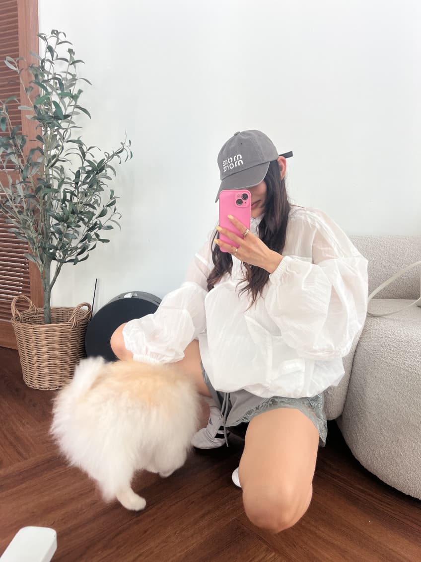 새로운 루즈핏 주머니 후드 지퍼 얇은 스타일 자외선 차단 의류 상세 이미지 6