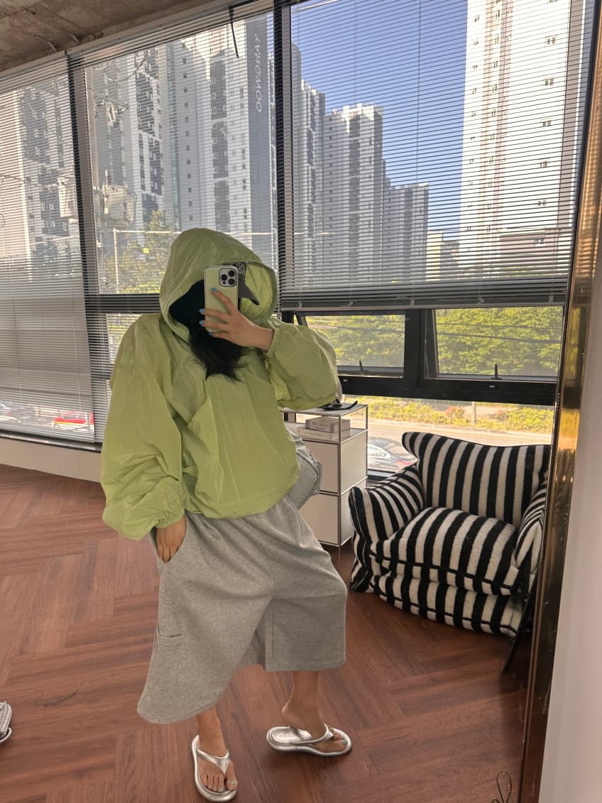 새로운 루즈핏 주머니 후드 지퍼 얇은 스타일 자외선 차단 의류 상세 이미지 21
