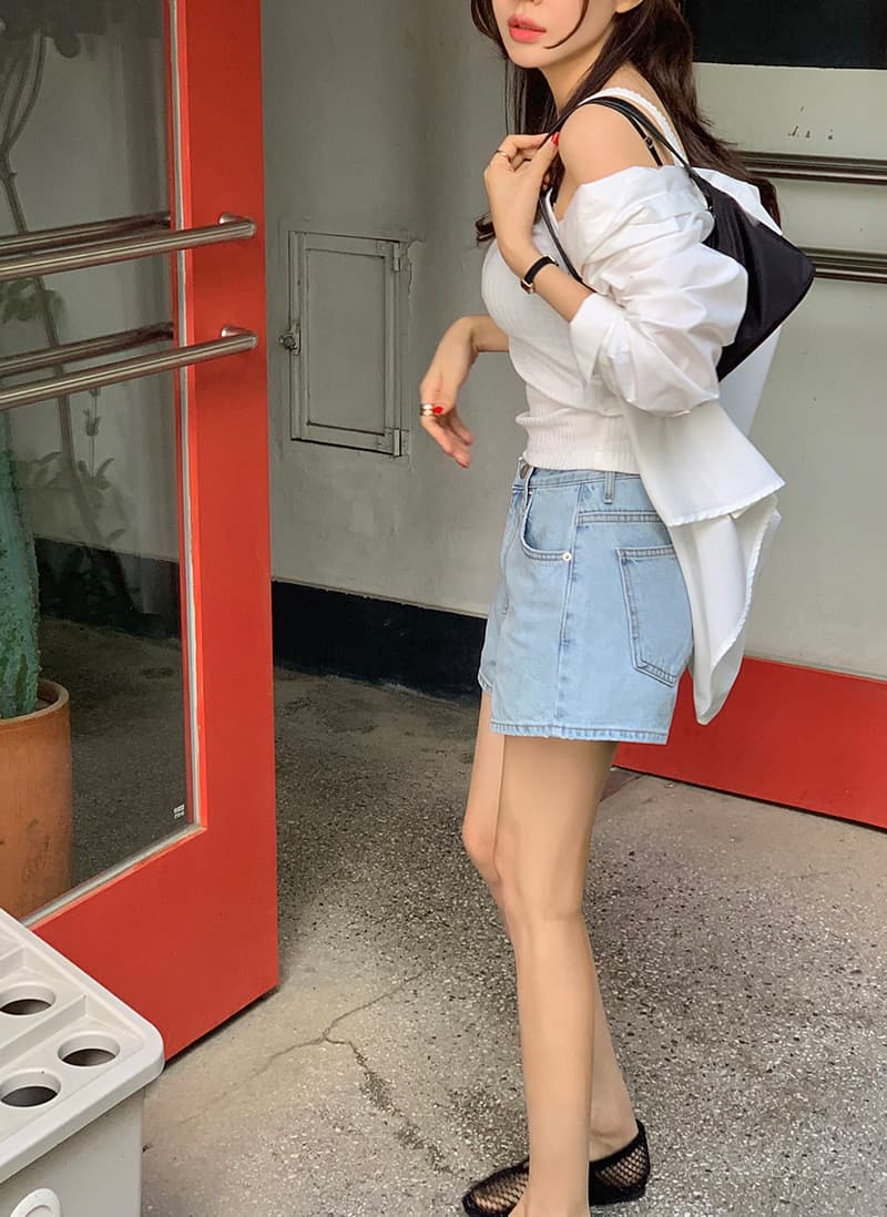 새로운 느긋한 바람 디자인 센스 작은 대중 한국 스타일 고급 셔츠 상세 이미지 37