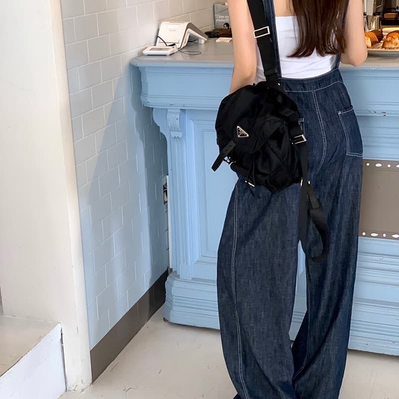 있음 선적 슬립 데님 워크웨어 팬츠 이미지 4