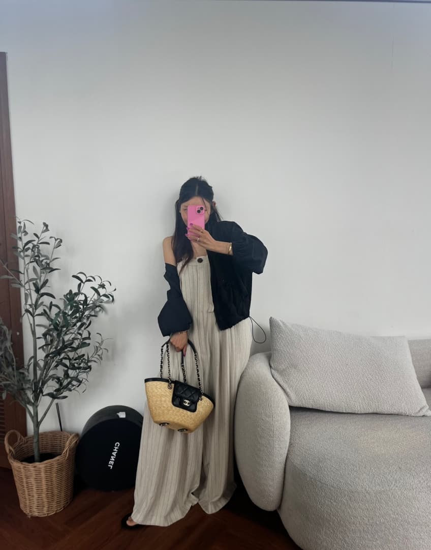 미니멀리즘 다용도 스탠드 칼라 펌프 로프 자외선 차단 재킷 상세 이미지 22