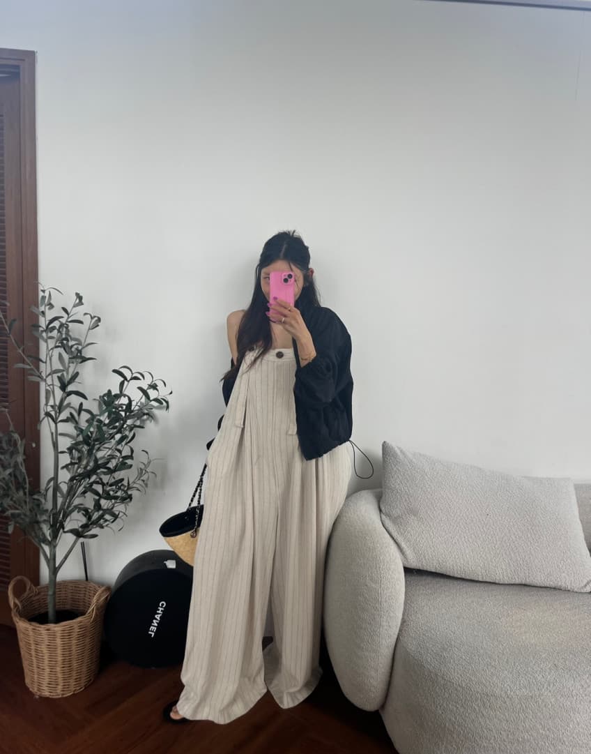 있음 선적 미니멀리즘 다용도 스탠드 칼라 펌프 로프 자외선 차단 재킷 상세 이미지 37