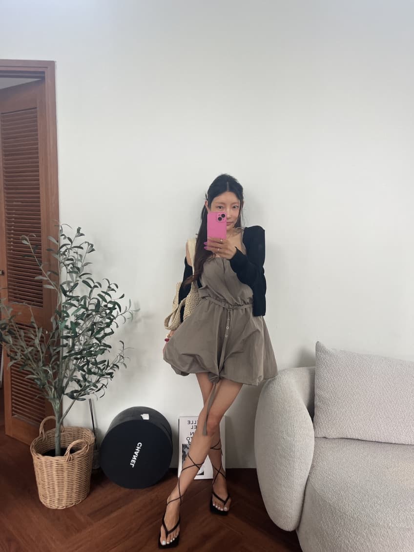 있음 선적 새로운 허리 수축 다용도 슬립 꽃밭 올인원 바지 상세 이미지 22