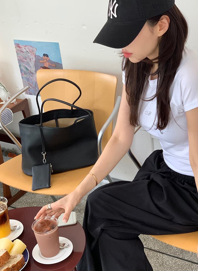 새로운 느긋한 루즈핏 펌프 로프 있음 안감 넓은 다리 길이 바지 상세 이미지 6