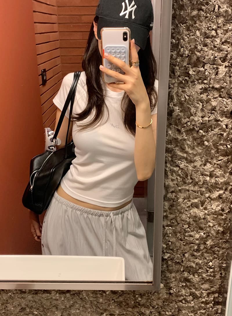새로운 느긋한 루즈핏 펌프 로프 있음 안감 넓은 다리 길이 바지 상세 이미지 22