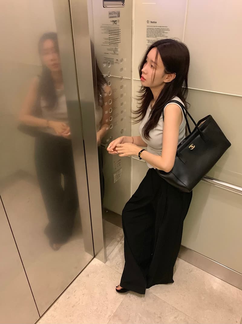 정장 바지 여성 도루 센스 슬림해 보이는 바지 캐주얼 바지 스트레이트 바지 슬랙스 상세 이미지 37