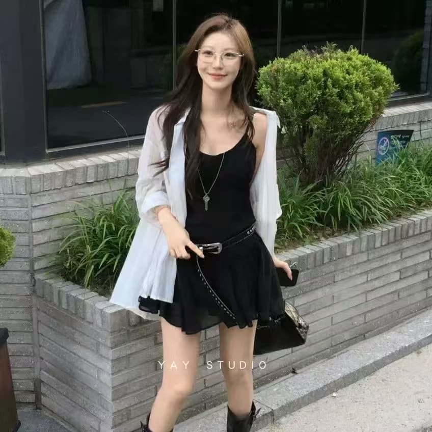 새로운 연령 감소 레이스 레이스 치마 슬립 드레스 상세 이미지 20