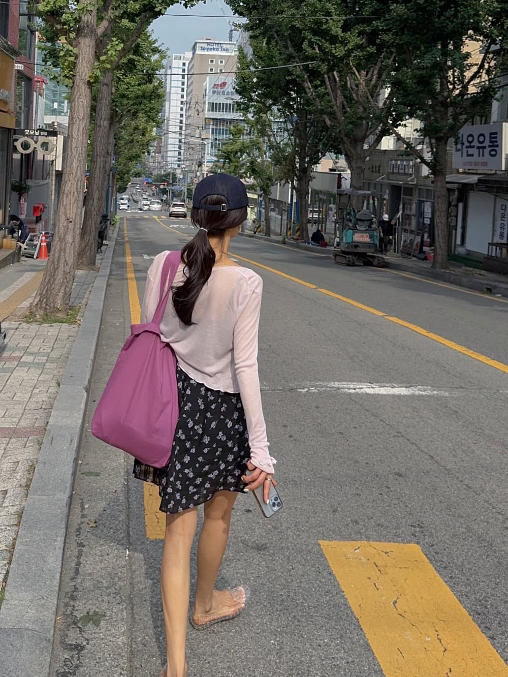 새로운 한 부서 작은 꽃무늬 슬립 드레스 상세 이미지 29