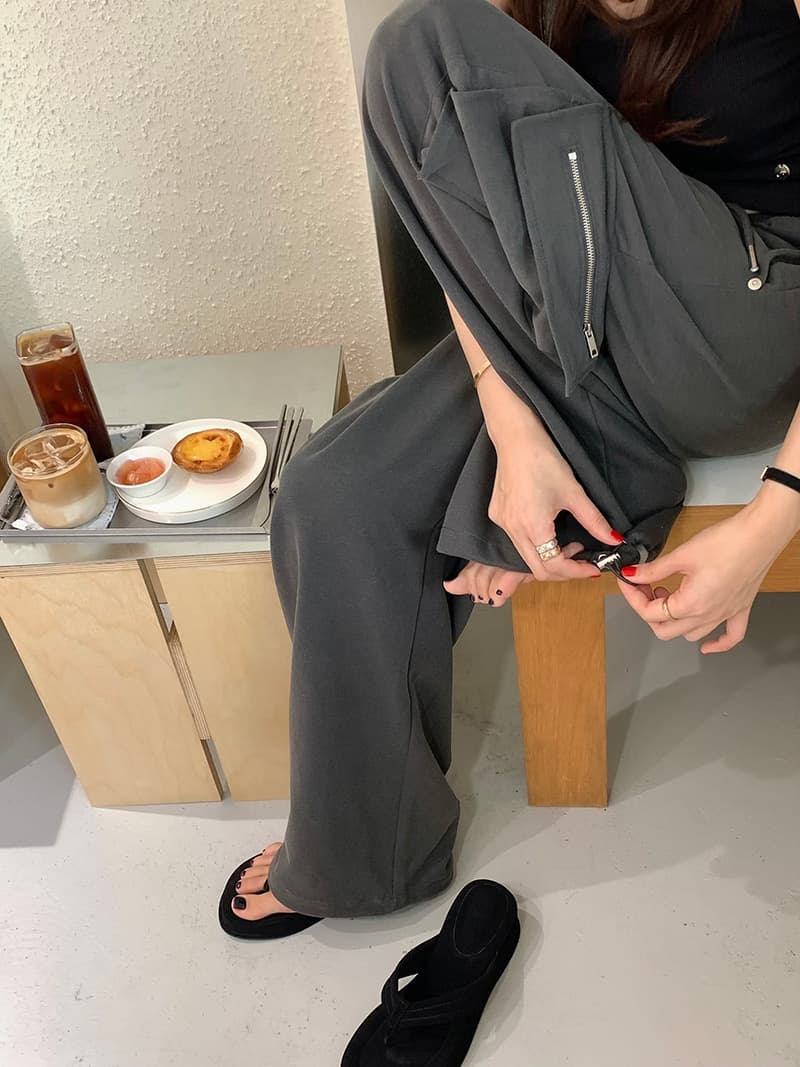 새로운 가을 허리밴드 펌프 로프 워크웨어 캐주얼 긴 바지 상세 이미지 21
