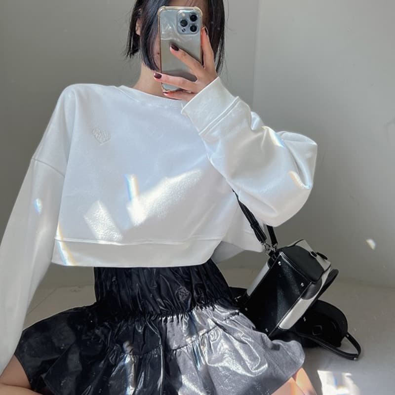 있음 선적 백 진심으로 모양 자수 후드티