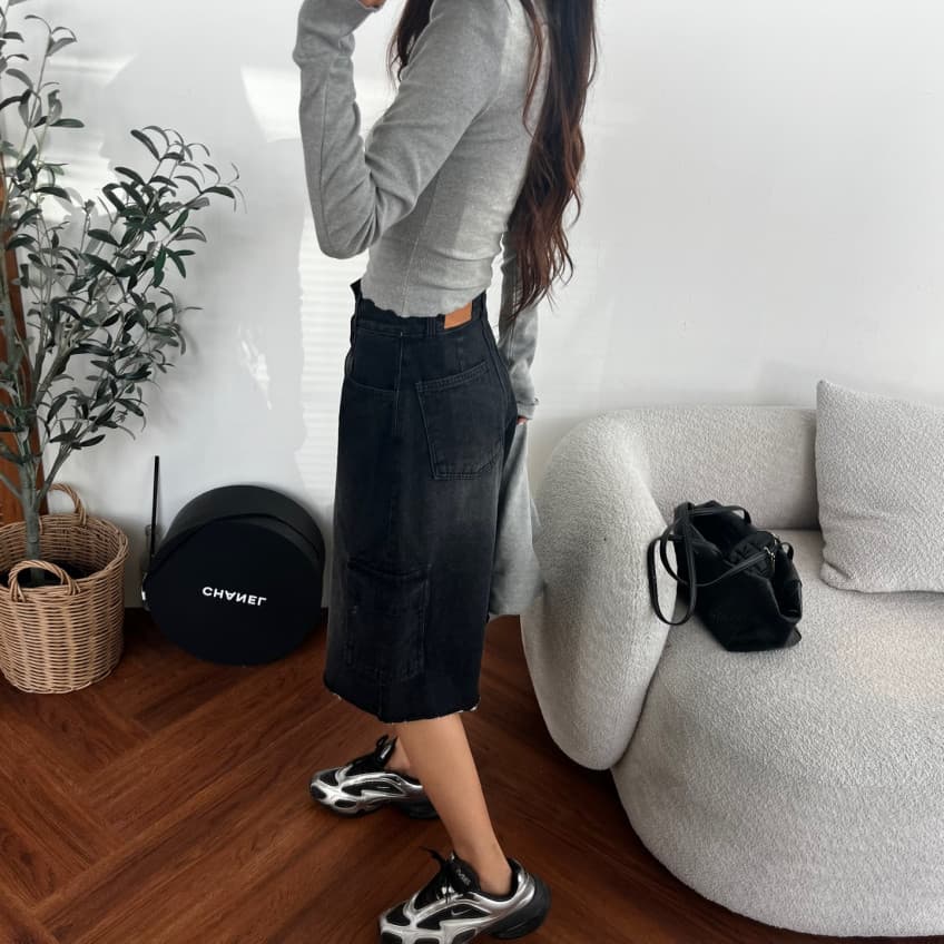 새로운 순수한 욕망 바람 라운드 넥 긴 소매 셔츠 행침 목 오픈 가디건 스택 착용 맨위 투피스 세트 상세 이미지 22