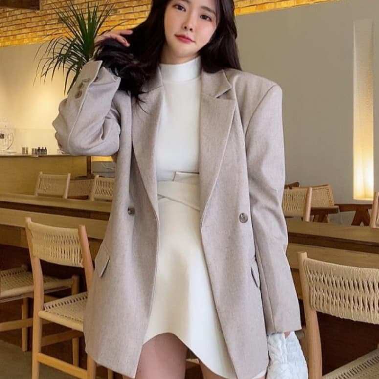있음 선적 작은 대중 디자인 두 버클 뒤로 트임 레이스업 캐주얼 정장 이미지 2