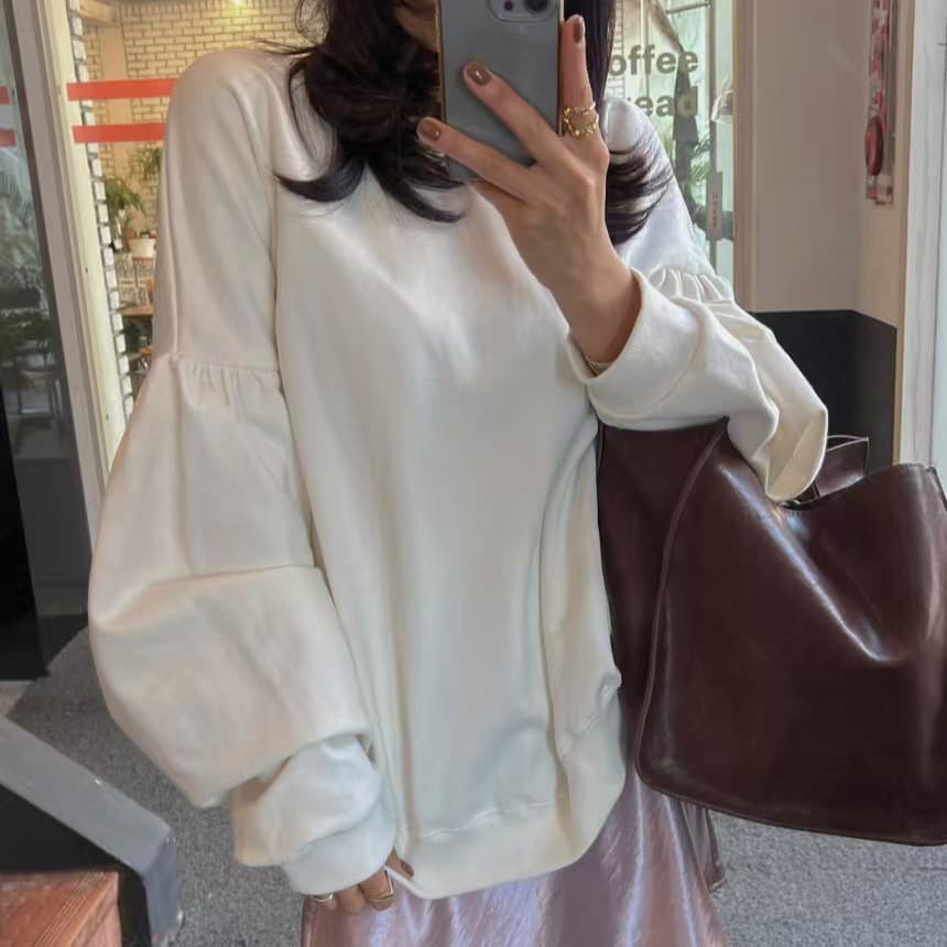 있음 선적 레이스업 패션 백리스 루즈핏 캐주얼 운동 후드티 이미지 3