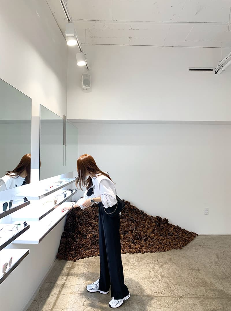 있음 선적 루즈핏 느긋한 바람 디자인 센스 후드티 여성 풀오버 페이크 레이어드 맨위 상세 이미지 4