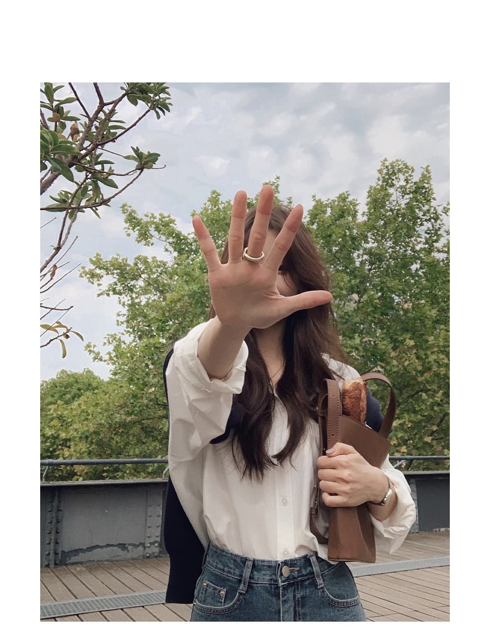 선물 화물 한국 스타일 화이트 셔츠 여성 셔츠 디자인 센스 작은 대중 빛 럭셔리 고급 센스 루즈핏 느긋한 바람 셔츠 상세 이미지 13