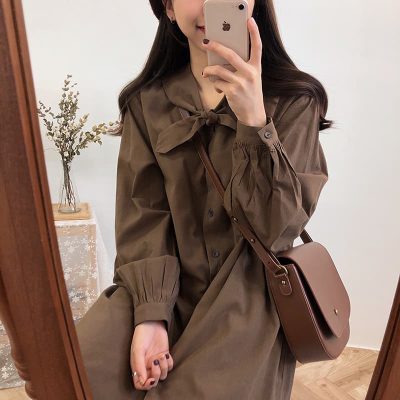 선물 화물 한국 스타일 루즈핏 몸매 가꾸기 오픈 가디건 단색 셔츠 섹션 긴팔 드레스 미니멀리즘 맨위 상세 이미지 13