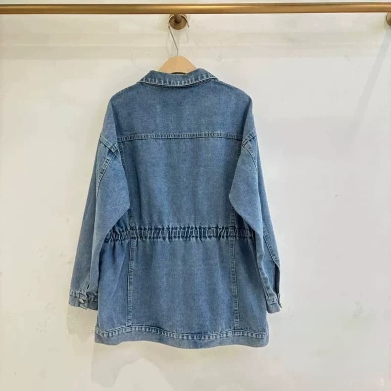 선물 화물 한국 동대문 캐주얼 다용도 긴팔 데님 재킷 상세 이미지 8