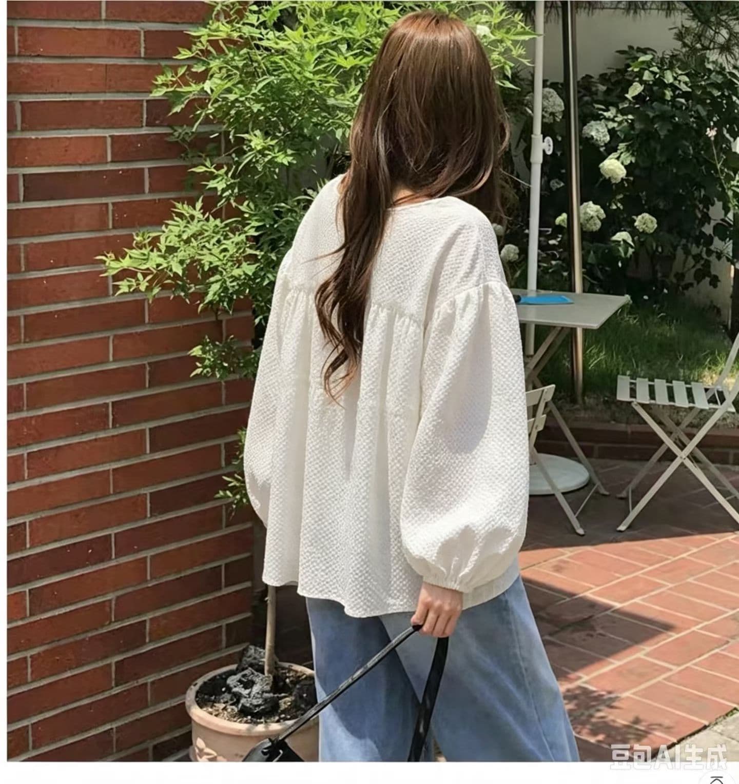 선물 화물 한국 스타일 이른 가을 인형 셔츠 셔츠 상세 이미지 5