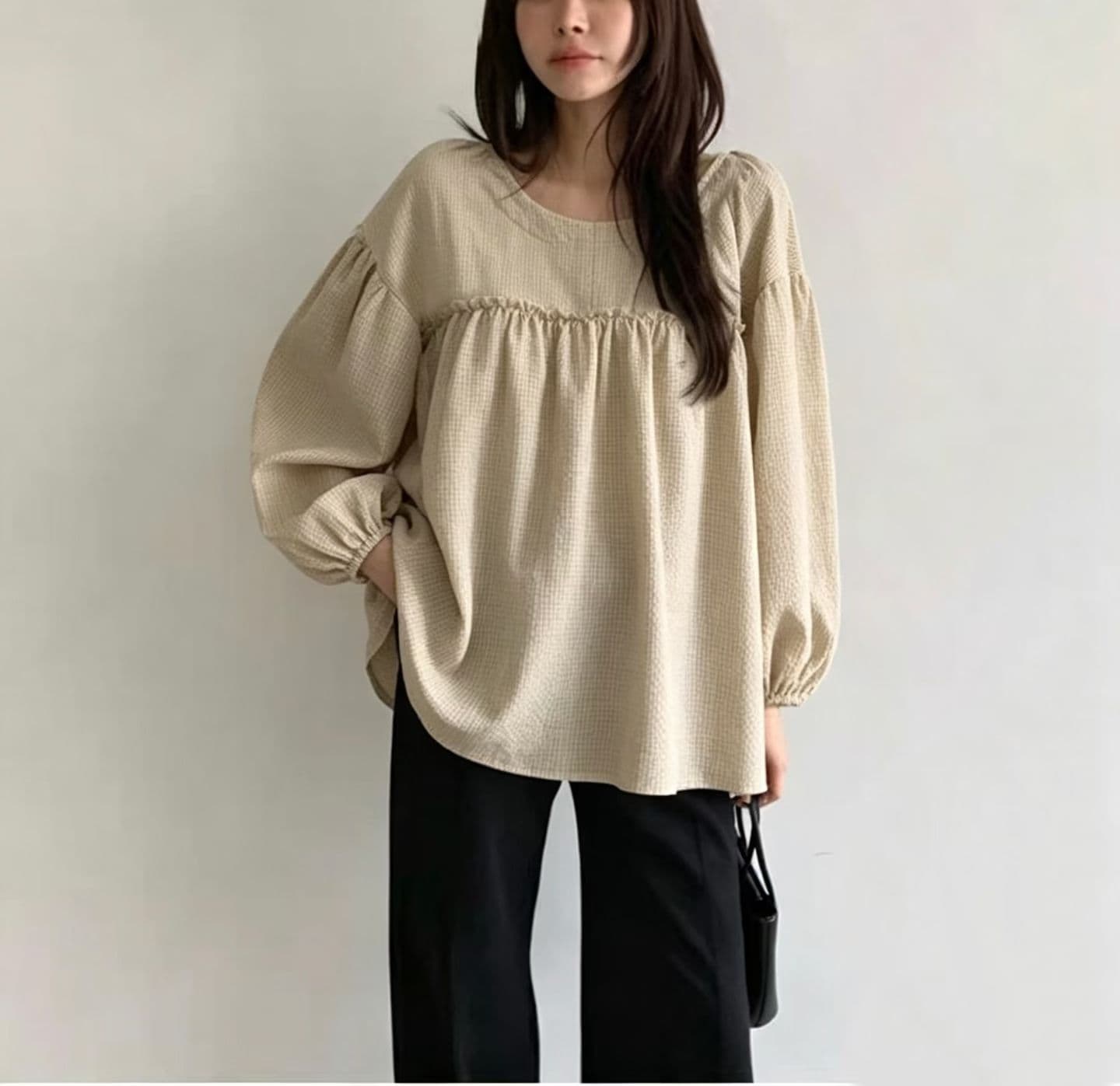 선물 화물 한국 스타일 이른 가을 인형 셔츠 셔츠 상세 이미지 9
