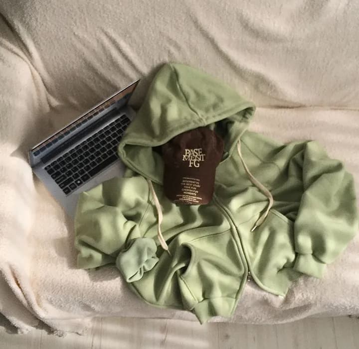 크기 있음 업데이트 한 부서 미니멀리즘 거리 바람 출퇴근 다용도 긴팔 후드 지퍼 루즈핏 후드티 재킷 상세 이미지 2