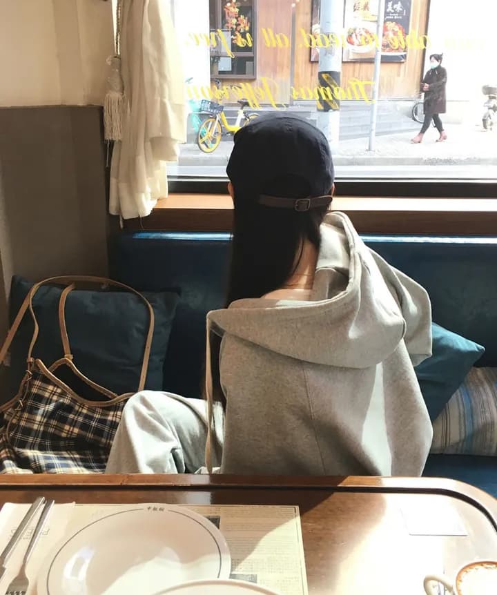 크기 있음 업데이트 한 부서 미니멀리즘 거리 바람 출퇴근 다용도 긴팔 후드 지퍼 루즈핏 후드티 재킷 상세 이미지 16