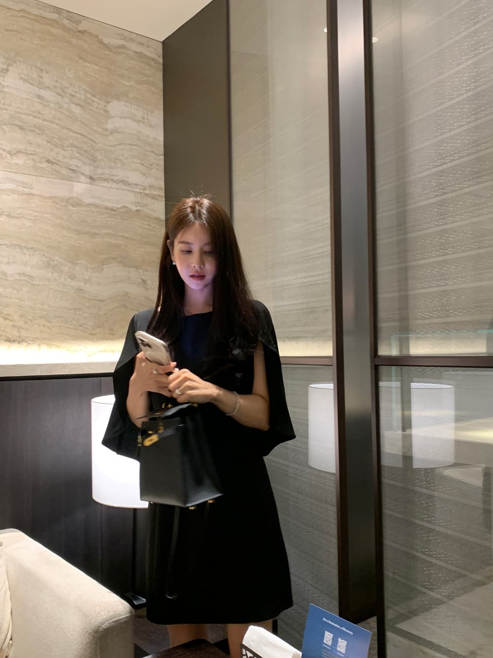 크기 있음 업데이트 프랑스식 우아함 품격 레트로 트임 소매 허리 수축 슬림해 보이는 빛 요리 한 바람 드레스 상세 이미지 67