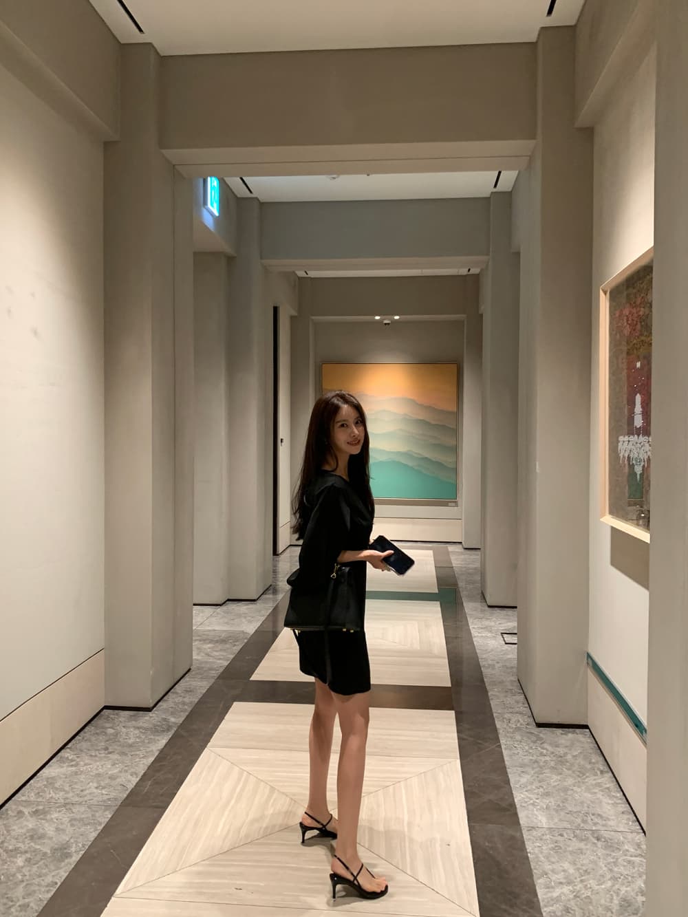 크기 있음 업데이트 프랑스식 우아함 품격 레트로 트임 소매 허리 수축 슬림해 보이는 빛 요리 한 바람 드레스 상세 이미지 78
