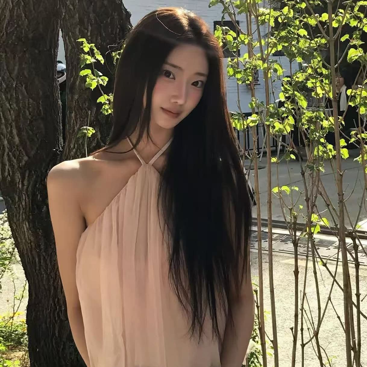 크기 있음 업데이트 ins 보 주님 섹션 한 부서 미니멀리즘 품격 우아함 망사 요정 요정 행침 목 캐미솔