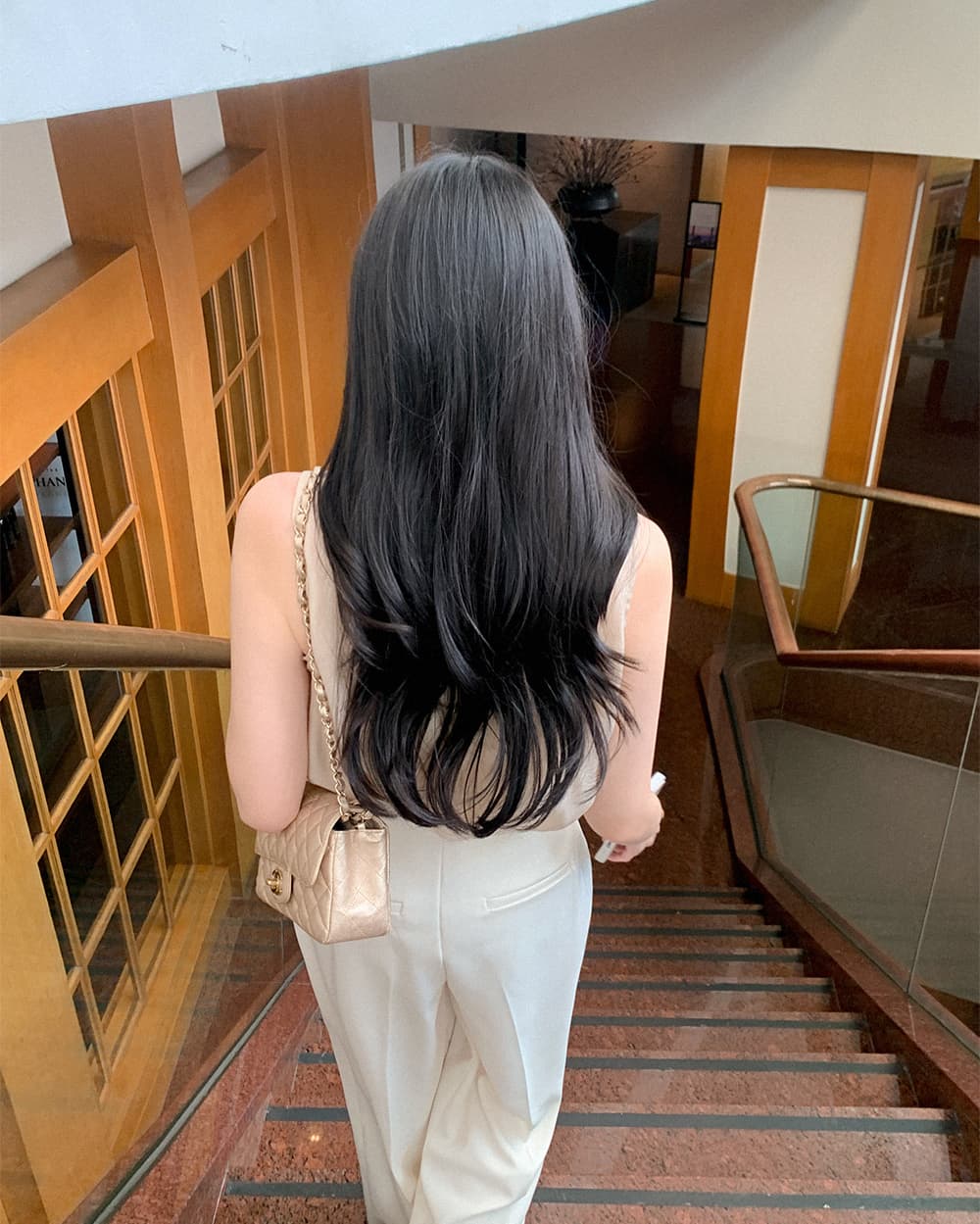 크기 있음 업데이트 한 부서 반하이넥 리본 디자인 센스 조끼 셔츠 우아함 품격 얇은 스타일 쉬폰 톱 상세 이미지 8