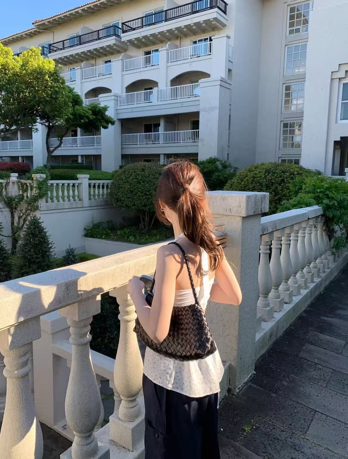 한 부서 미니멀리즘 작은 청신 꽃무늬 행침 목 조끼 다용도 출퇴근 스택 착용 쉬폰 작은 셔츠 제외 된 만나는 조끼 상세 이미지 5