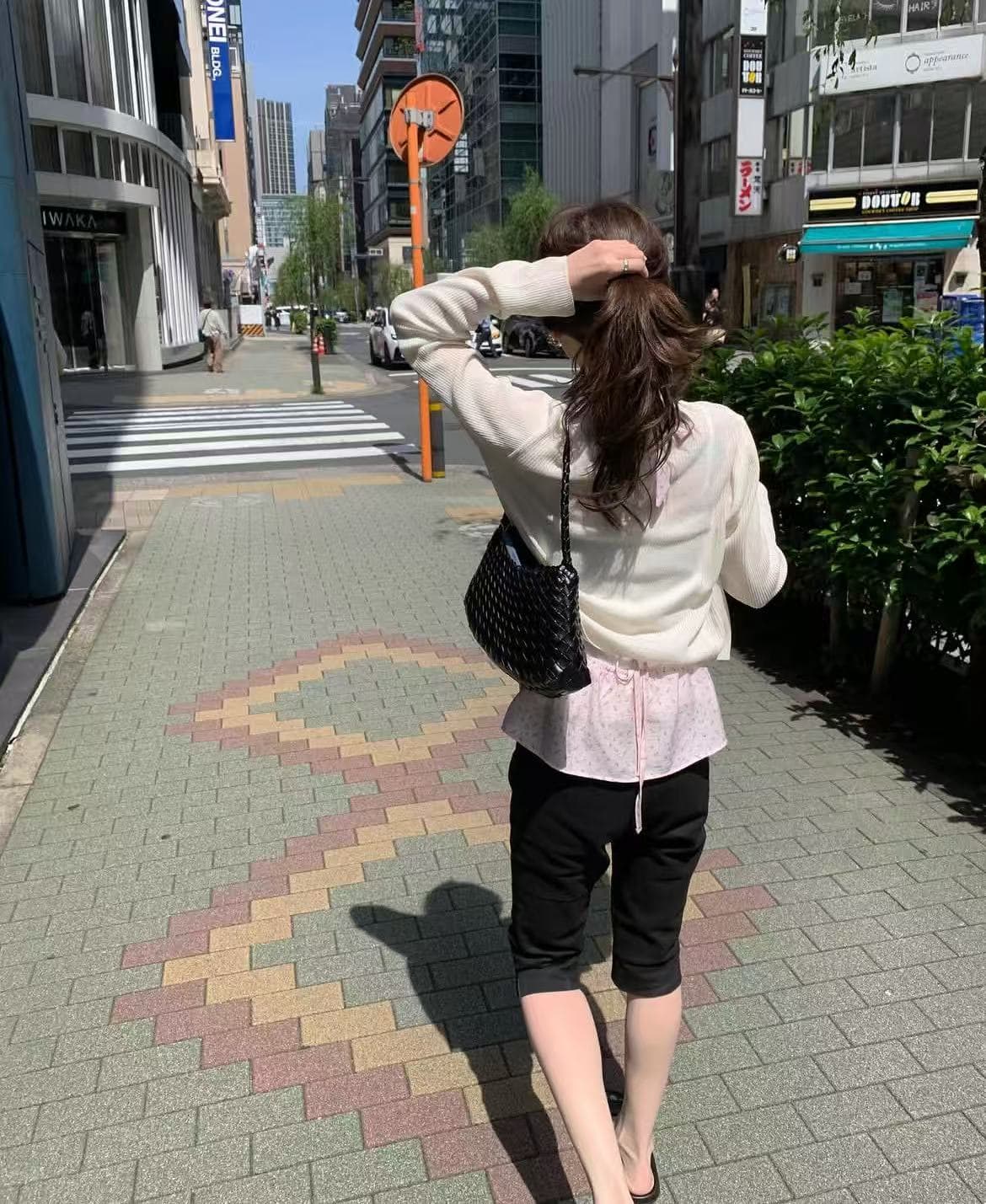 한 부서 미니멀리즘 작은 청신 꽃무늬 행침 목 조끼 다용도 출퇴근 스택 착용 쉬폰 작은 셔츠 제외 된 만나는 조끼 상세 이미지 16